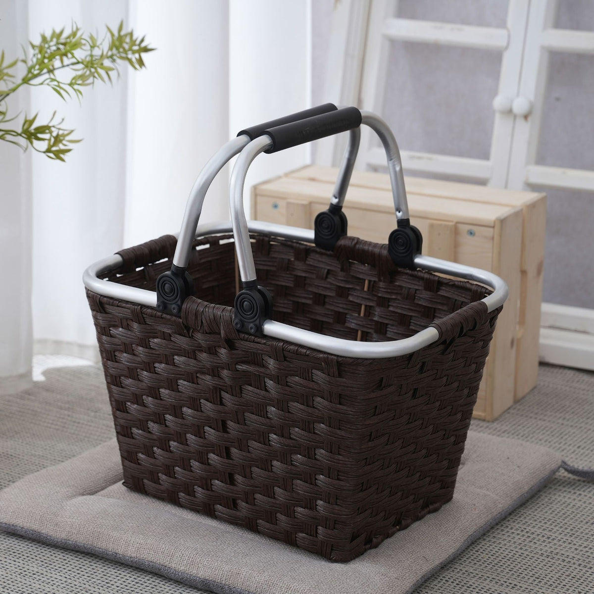 Siopsrl | Practical shopping basket with aluminum handles Siopsrl