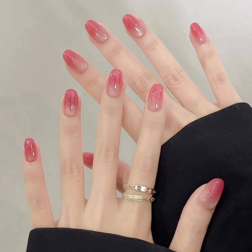 Siopsrl | Decorative Long Stiletto Press-On Nails with Heart and Floral Accents Siopsrl