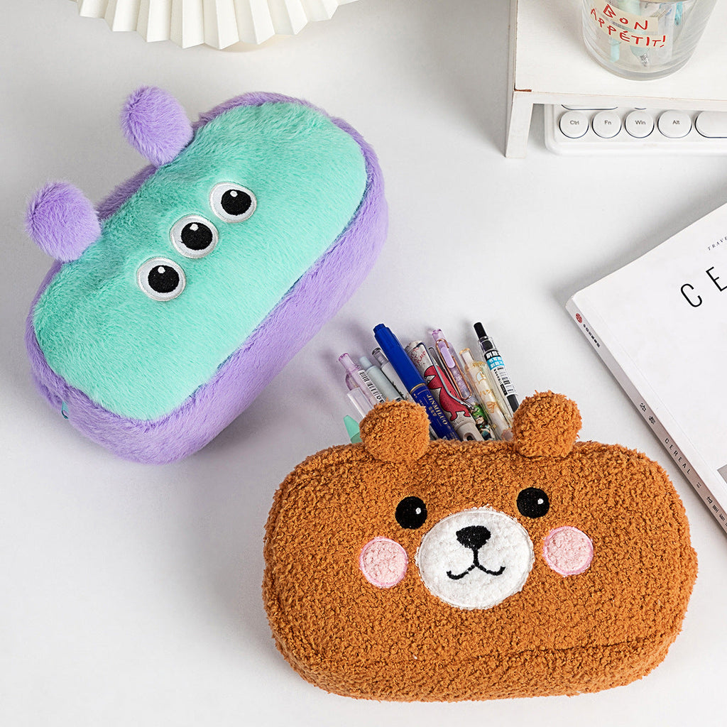 Siopsrl | Plush Cartoon Pencil Case Siopsrl