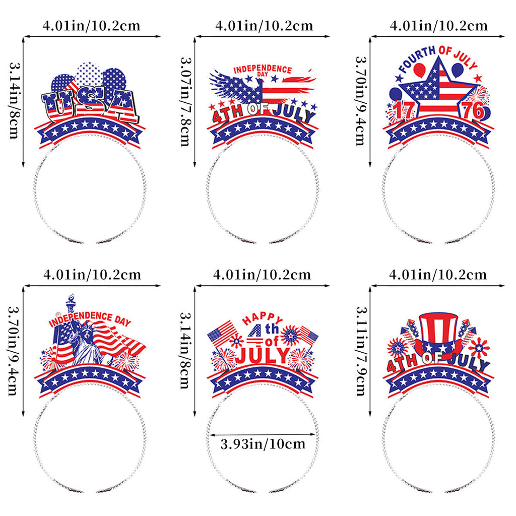 Women's festive headband collection for Independence Day Siopsrl