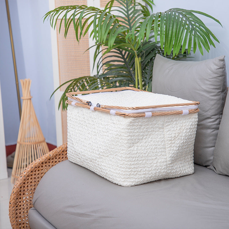 Textured Woven Storage Bin Siopsrl