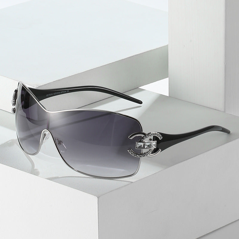 Siopsrl | Fashionable Oversized Shield Sunglasses Siopsrl