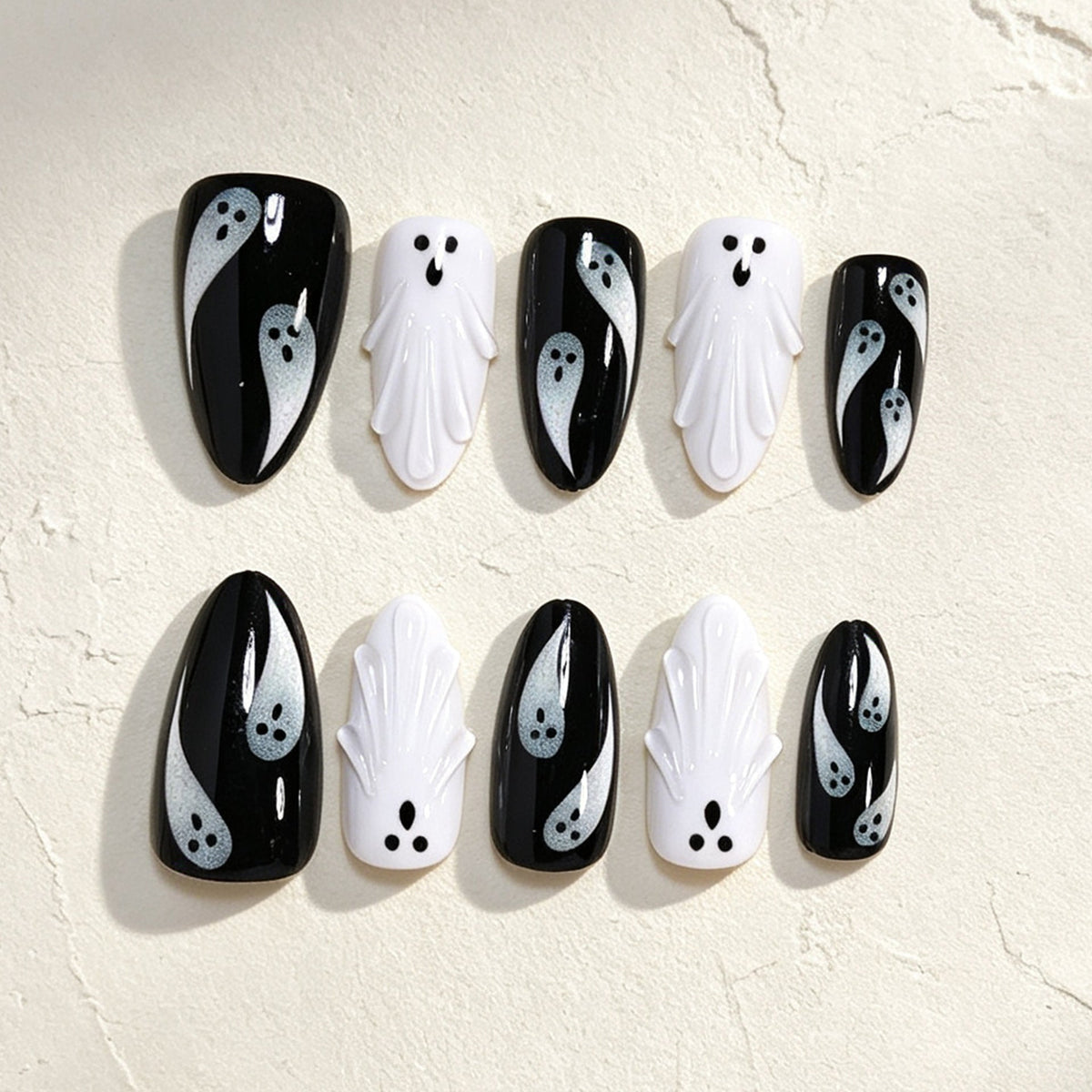 Halloween Ghost Nail Art Siopsrl