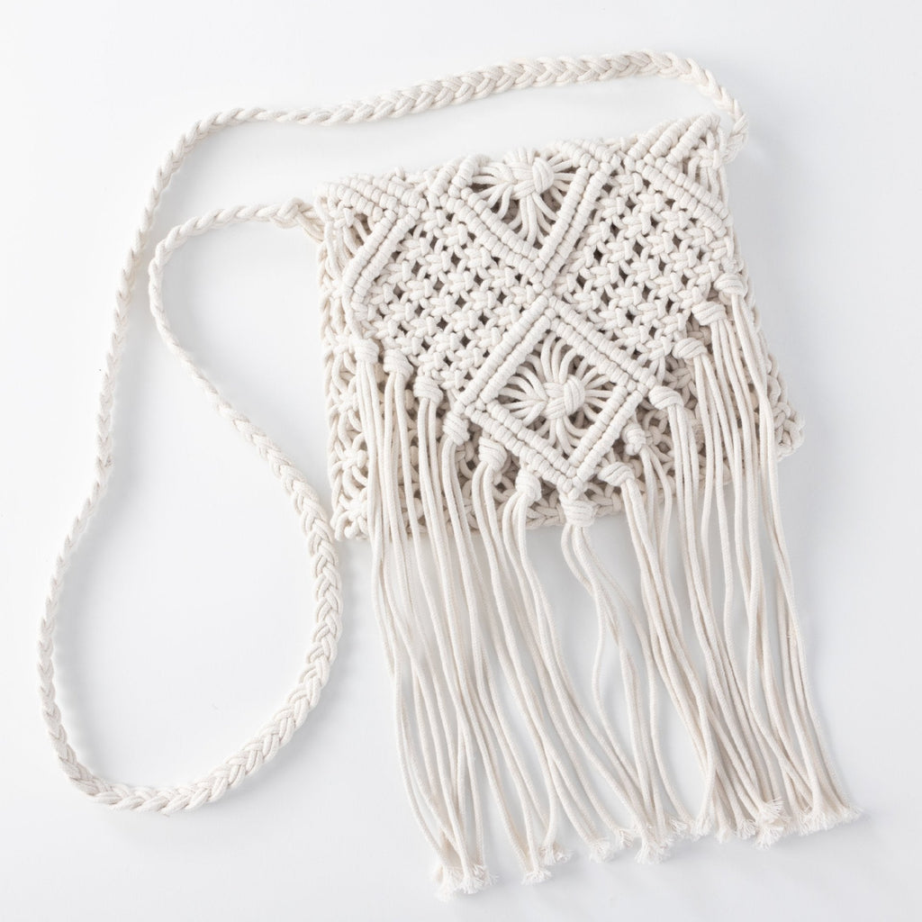 Siopsrl | Hand-knotted Macrame Shoulder Bag Siopsrl