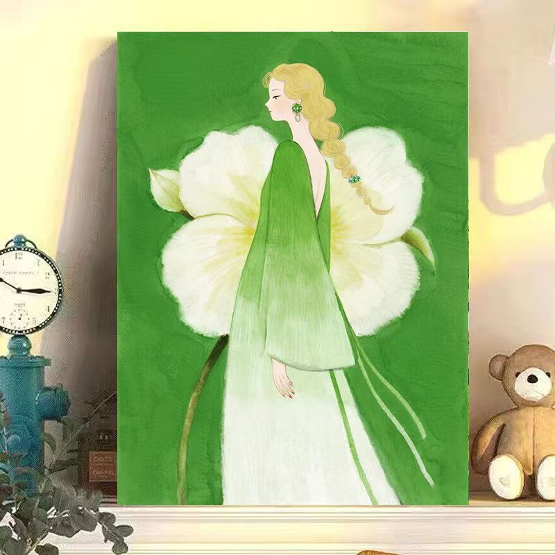 Siopsrl | Artistic Floral Illustration Canvas Artwork Siopsrl