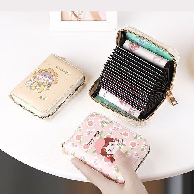 Siopsrl | Cute Cartoon Character Zip Wallet Siopsrl
