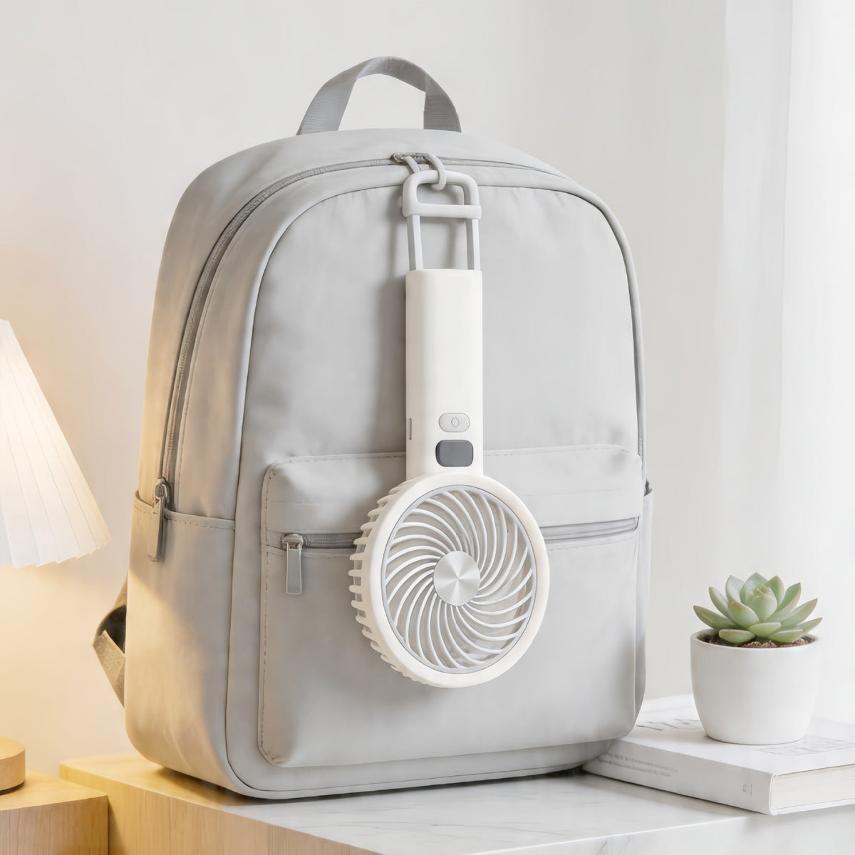Siopsrl | Women's portable table fan with LED display Siopsrl