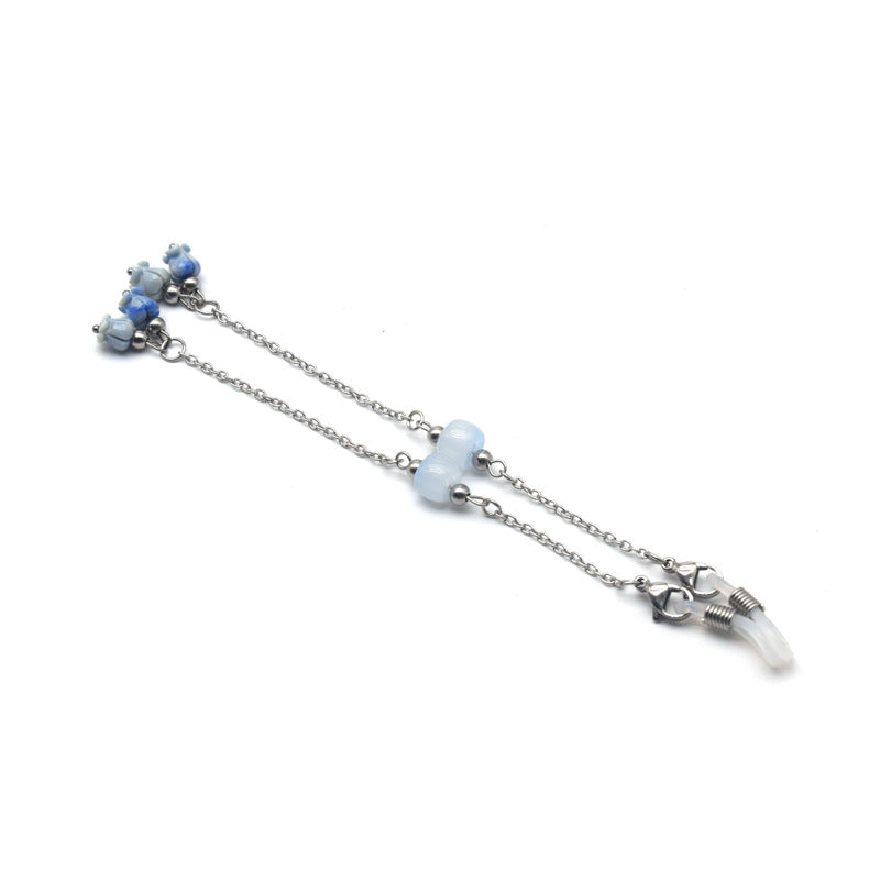 Siopsrl | Delicate Bead-Embellished Eyewear Chain Siopsrl