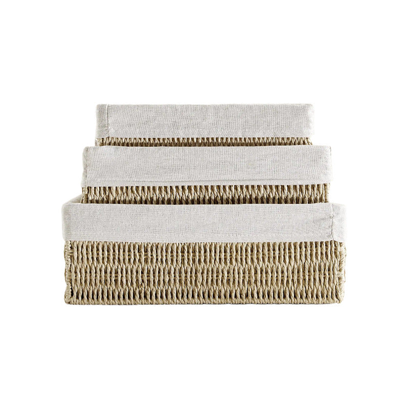 Natural storage basket with removable lining Siopsrl
