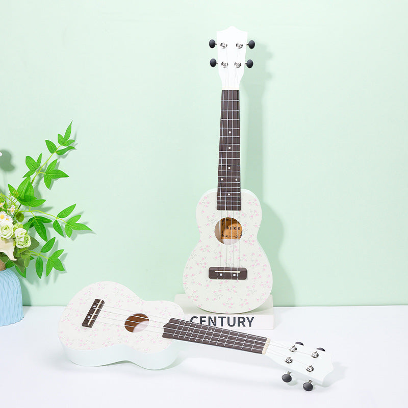 Siopsrl | Floral Patterned Ukulele Siopsrl