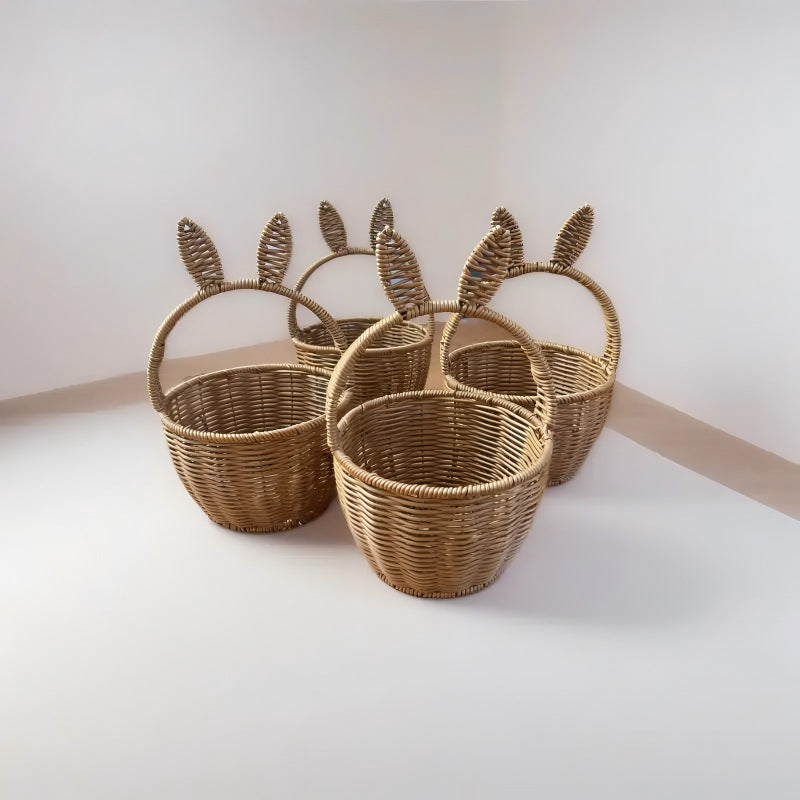 Decorative Bunny Ears Woven Basket Siopsrl