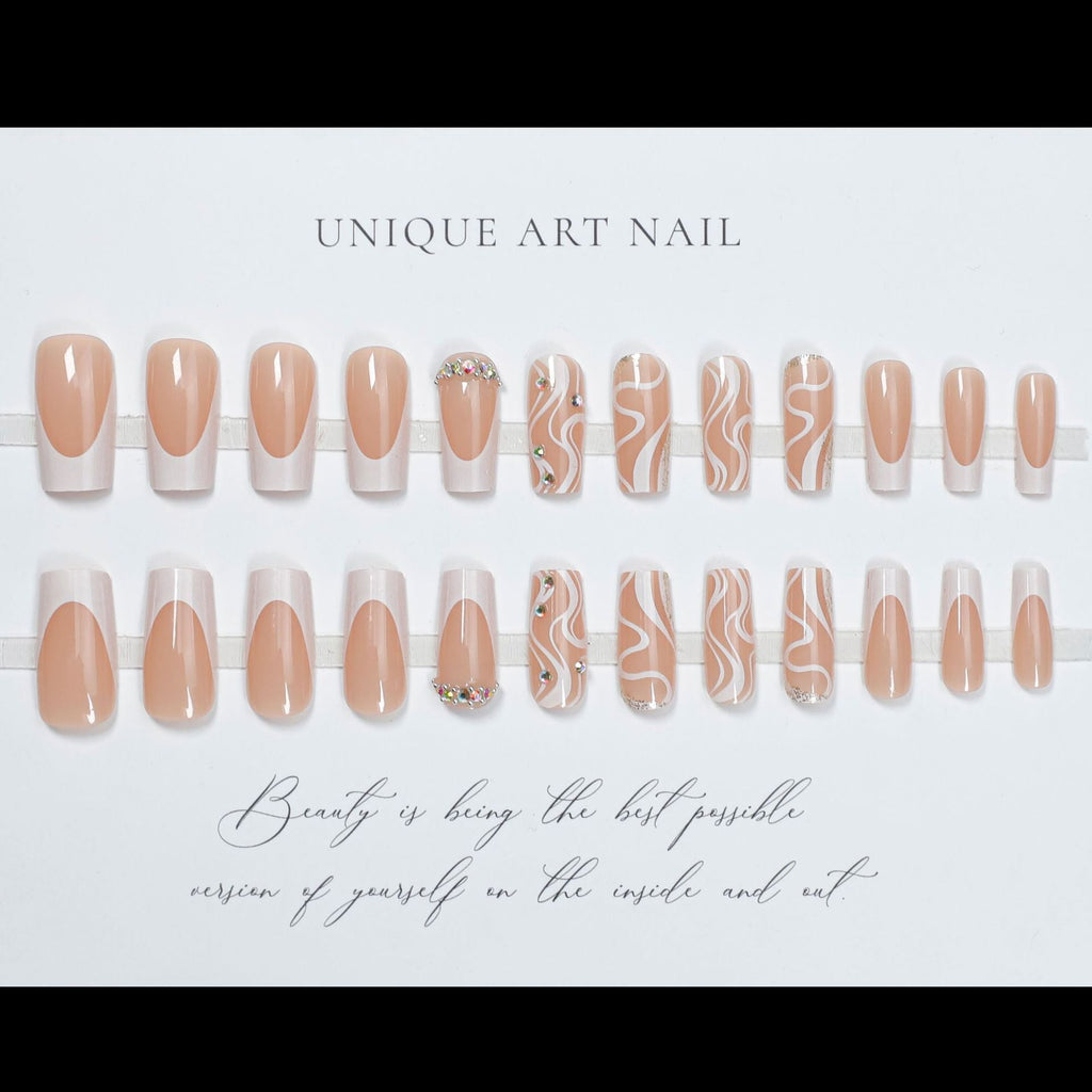 Siopsrl | Artistic Gel Nail Tips Set Siopsrl
