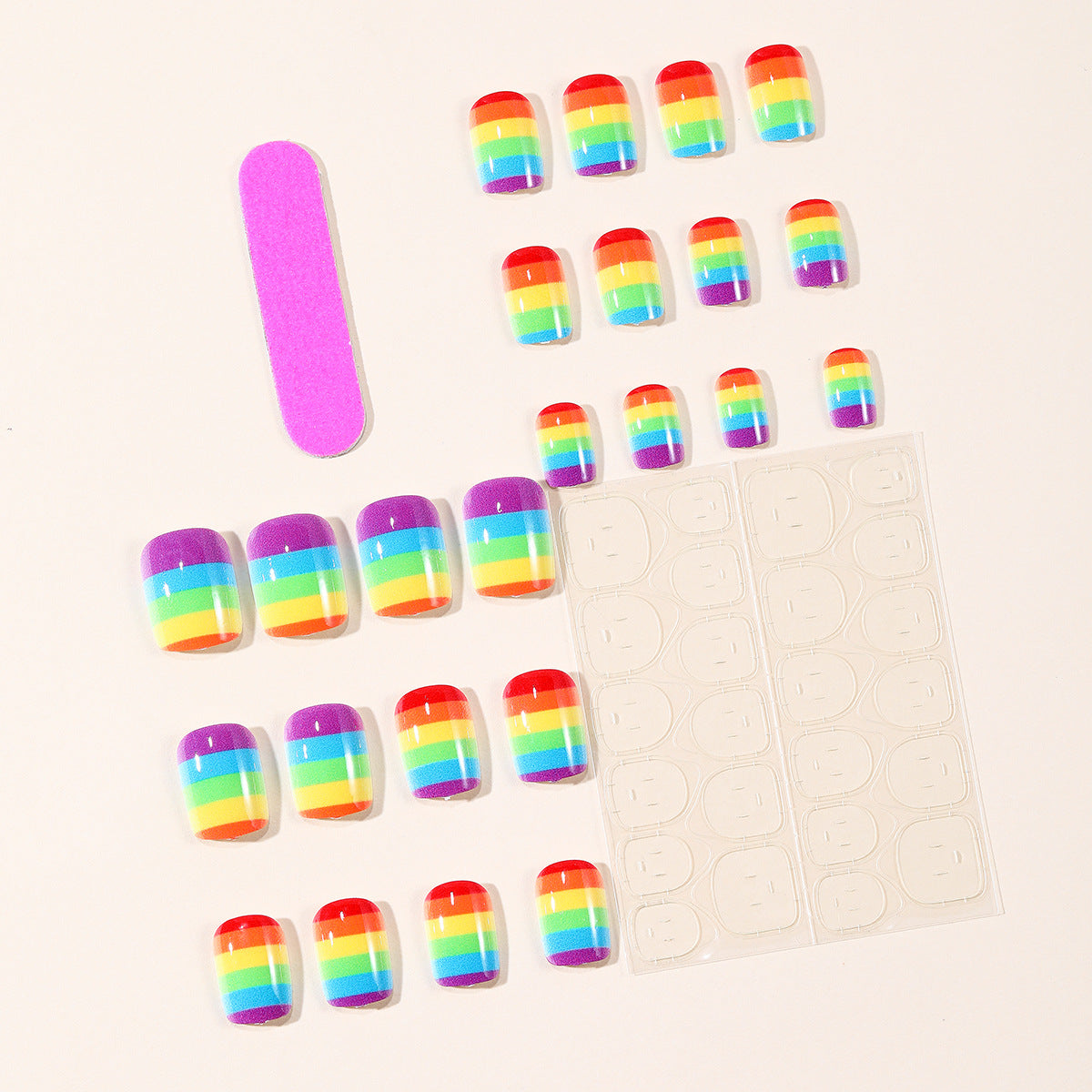 Siopsrl | Rainbow Gradient Nail Art Kit Siopsrl