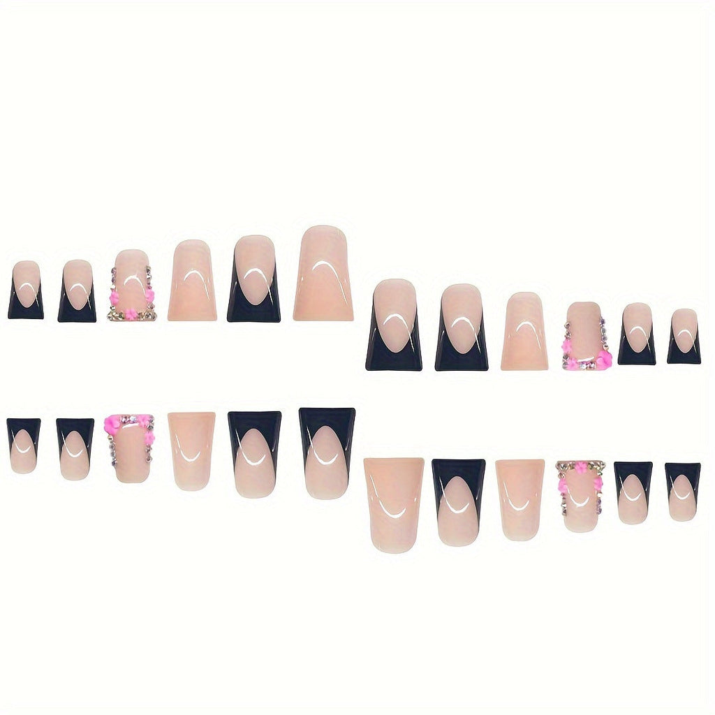 Siopsrl | Luxury Floral Decorative Press-On Nails Siopsrl