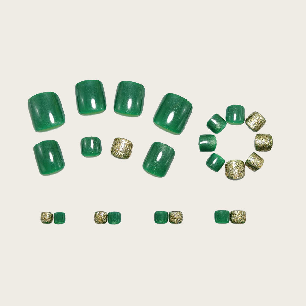 Siopsrl | Stylish toenails with elegant glitter Siopsrl