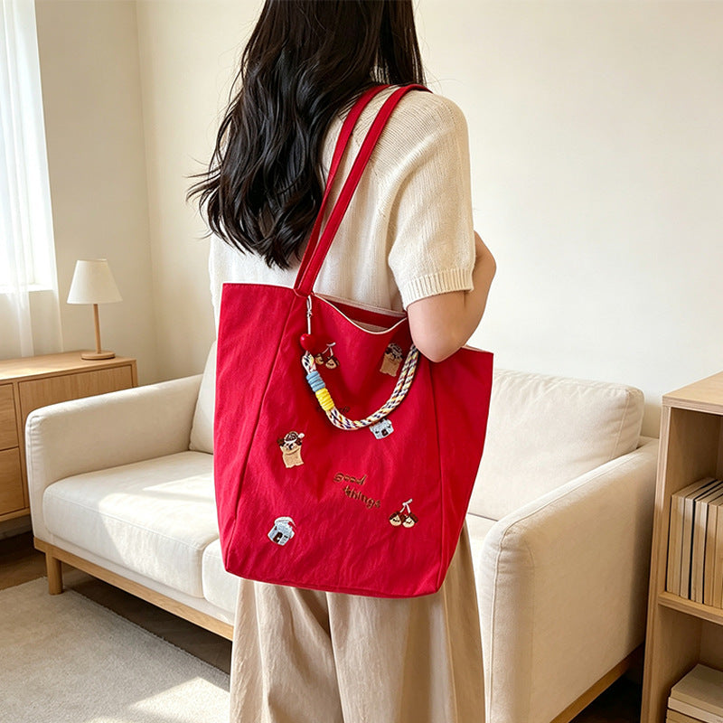 Siopsrl | Embroidered Casual Tote Siopsrl