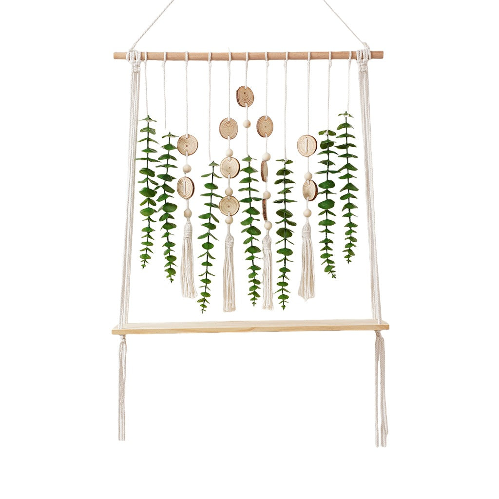 Macramé Wall Hanging Shelf Siopsrl