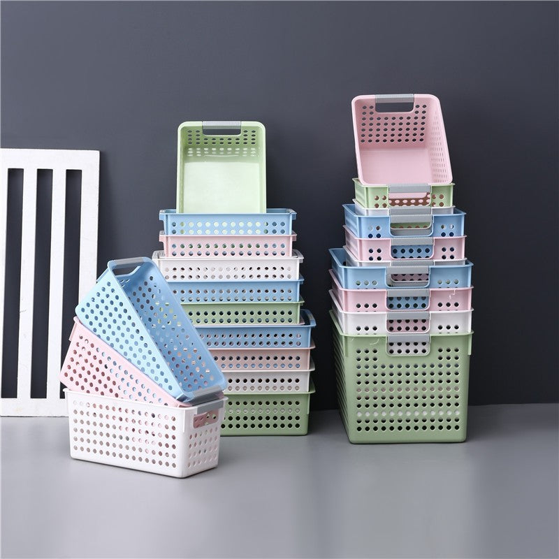 Versatile Storage Basket with Ergonomic Handles Siopsrl