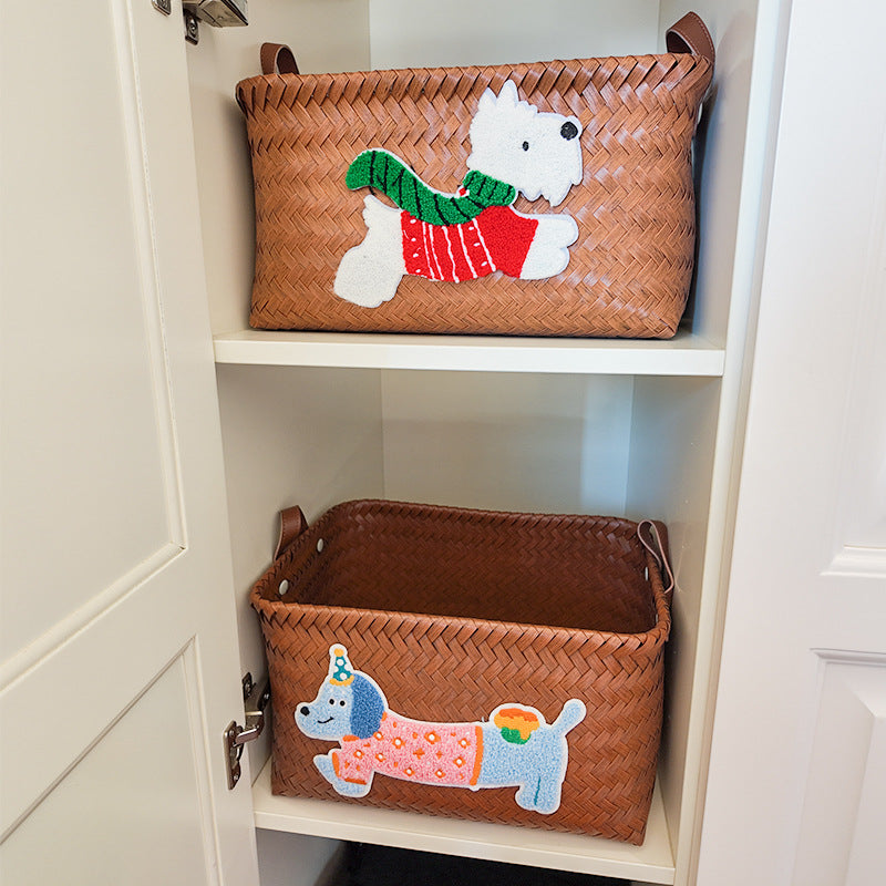 Playful storage basket with animal pattern Siopsrl