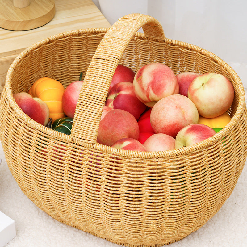 Handcrafted Woven Storage Basket Siopsrl