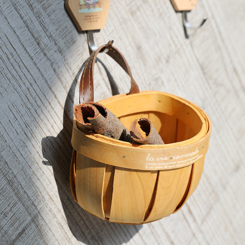 Wooden Storage Basket Siopsrl
