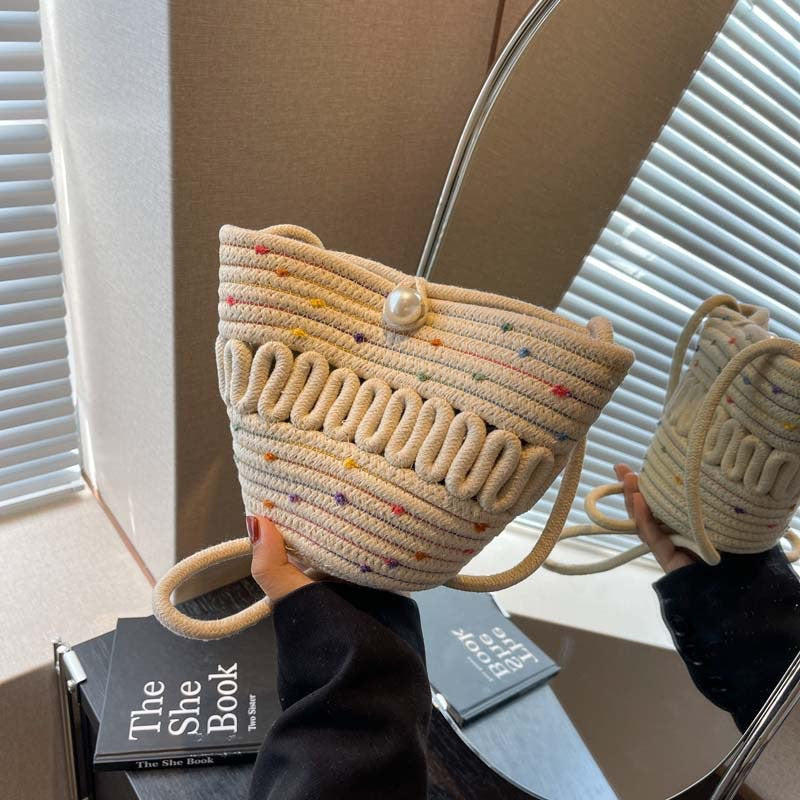 Women’s Fashion Basket Bag with Unique Structure Siopsrl