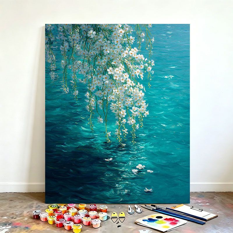 Siopsrl | Floral-Inspired Scenic Canvas Art Print Siopsrl