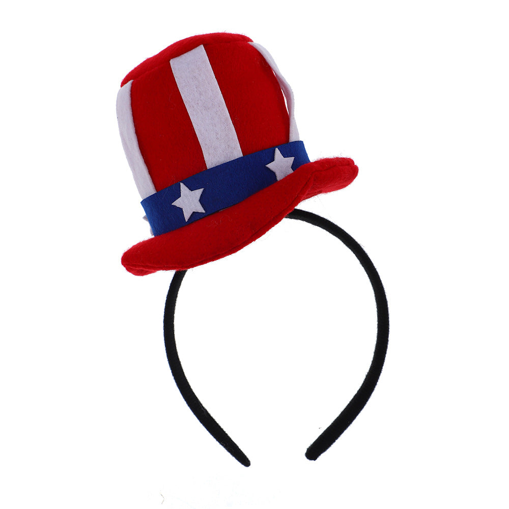 Siopsrl | Unisex nan more patriotic mini cylinder headband for carnival and themed parties Siopsrl