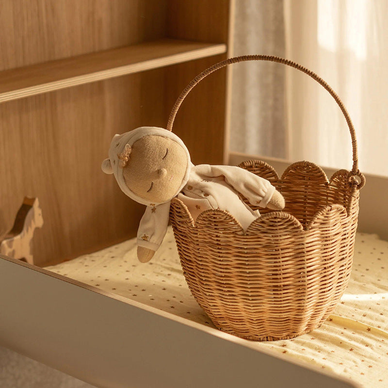 Handwoven basket with handle Siopsrl