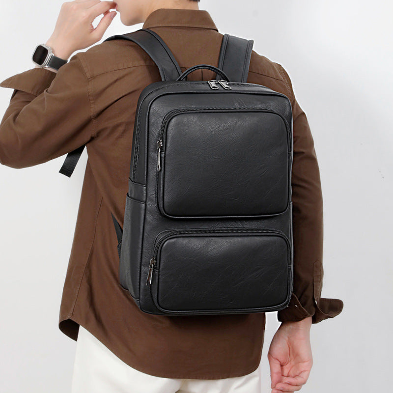 Siopsrl | Business Rucksack with High-Quality Artificial Leather and Ergonomic Shoulder Straps Siopsrl