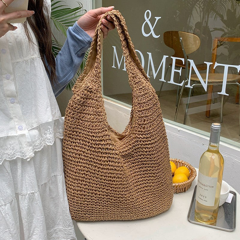 Siopsrl | Elegant and Versatile Beach Bag with Leather Handles Siopsrl