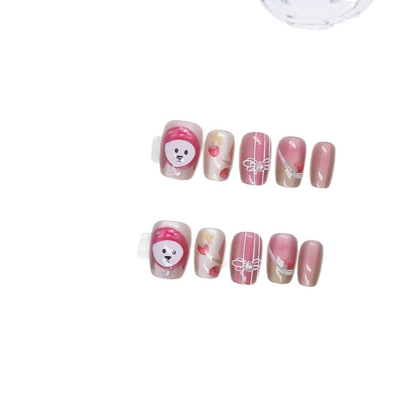 Siopsrl | Artistic Cartoon-Themed Press-On Nail Art Siopsrl