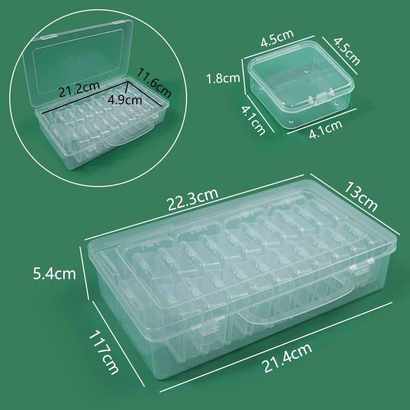 Clear Multi-Compartment Storage Box Siopsrl