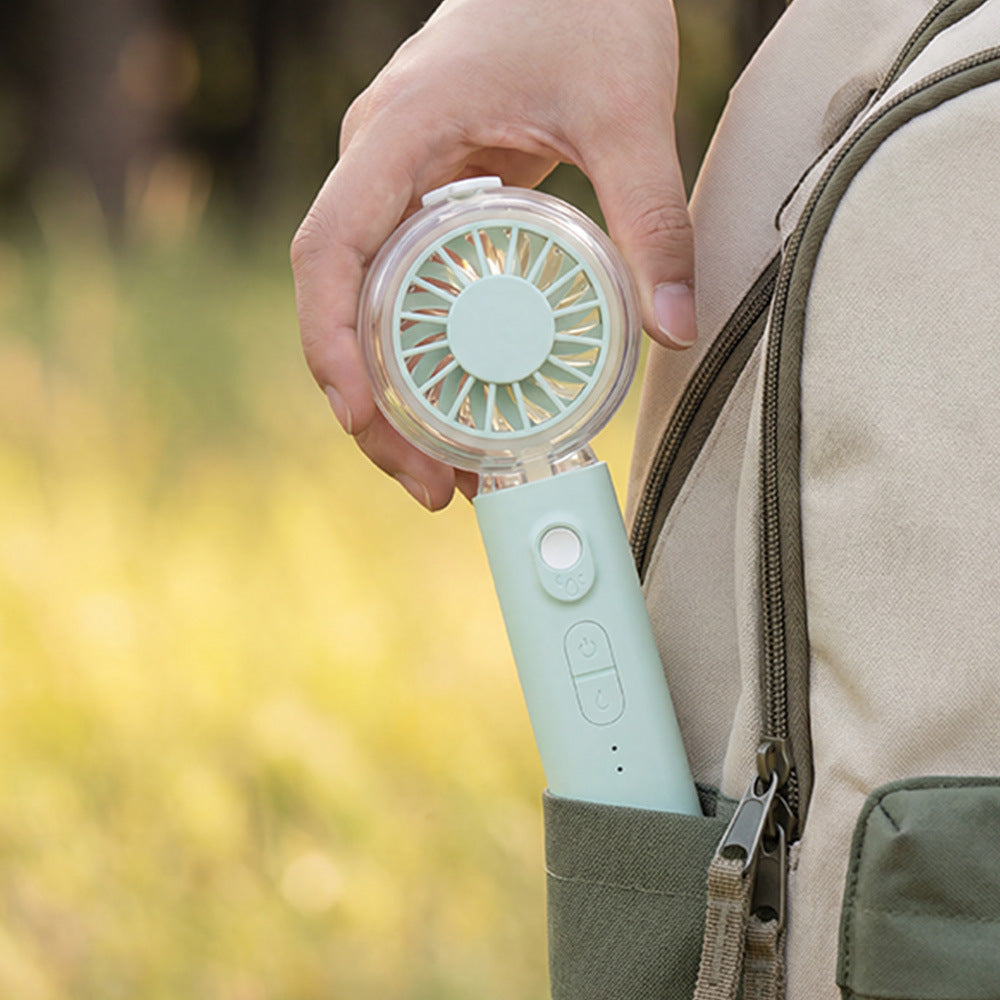Siopsrl | Unisex portable mini handheld fan with misting function and USB charging Siopsrl