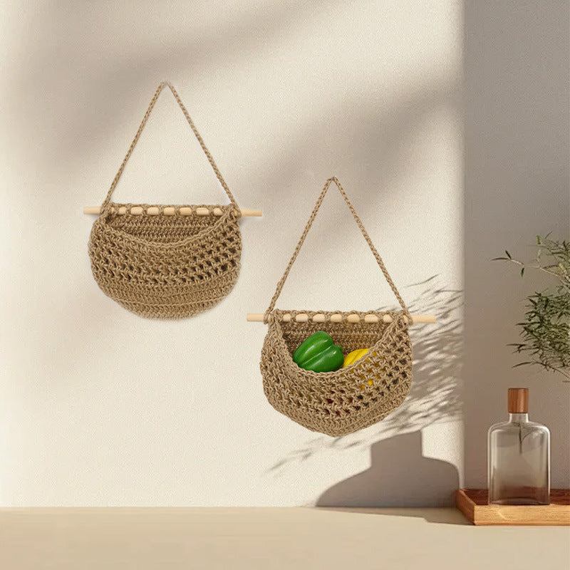 Hanging Crochet Storage Baskets Siopsrl