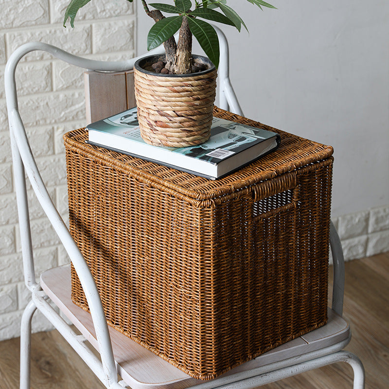 Handwoven Rectangular Storage Chest Siopsrl
