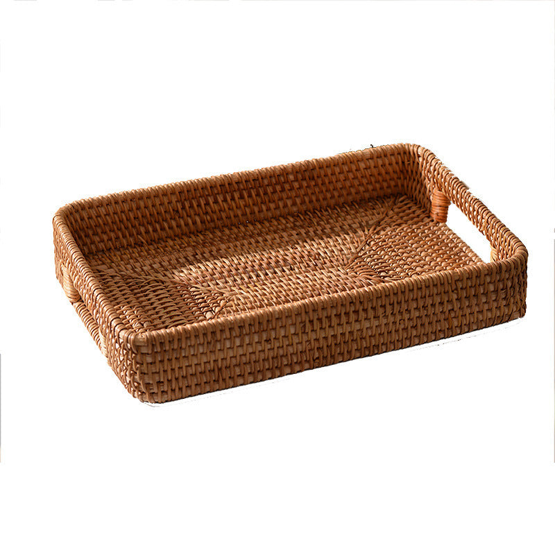 Ladies rectangular serving basket with practical handles Siopsrl