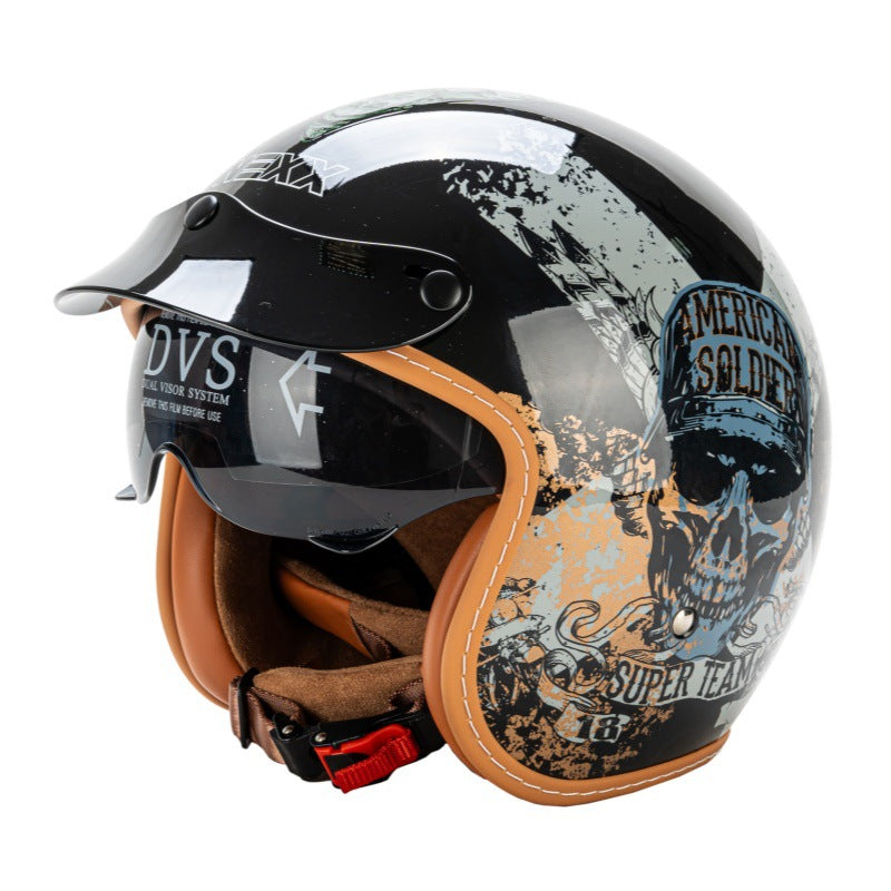 Siopsrl | Classic Open-Face Motorcycle Helmet Siopsrl