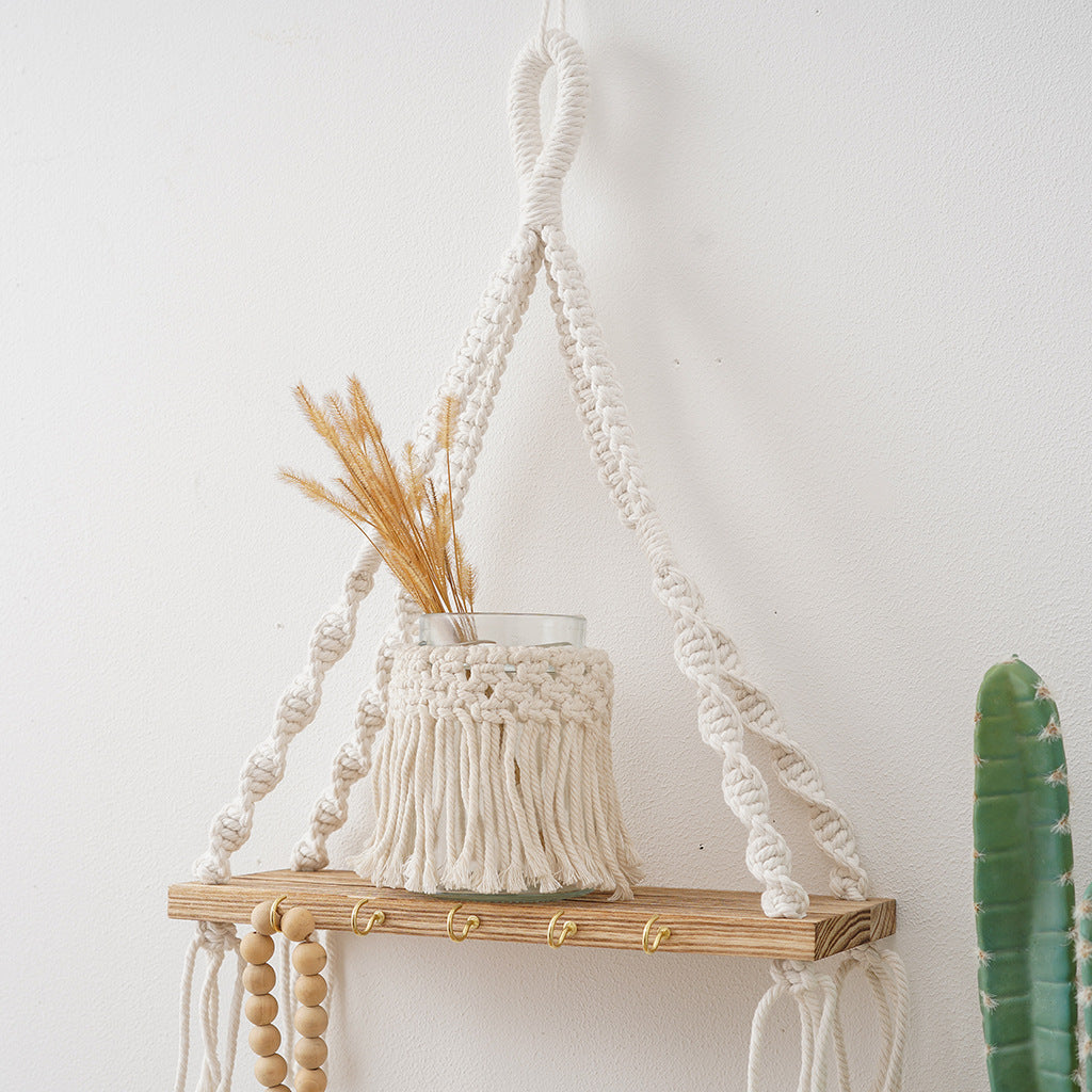 Macrame Hanging Shelf Siopsrl