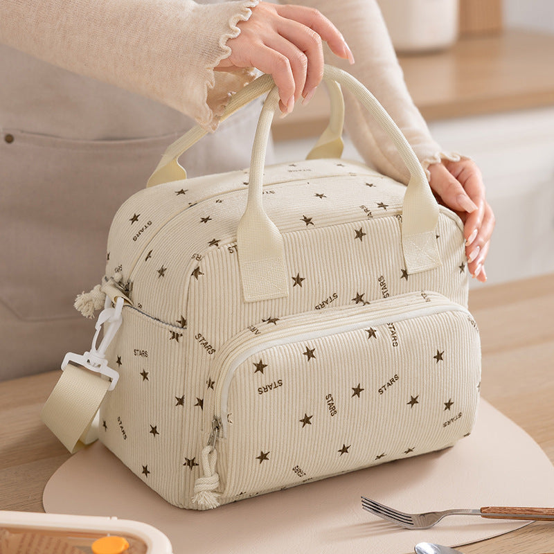 Siopsrl | Insulated Cherry Print Lunch Bag Siopsrl