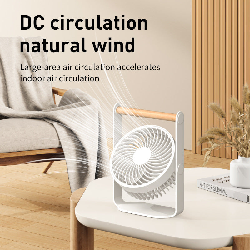 Siopsrl | Ladies portable fan with wooden handle Siopsrl