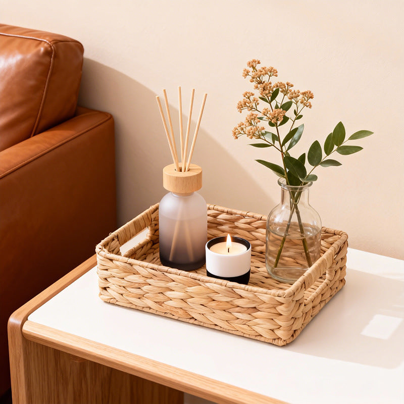 Versatile Rectangular Woven Storage Basket Siopsrl