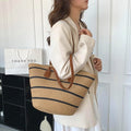 Siopsrl | Elegant and Versatile Beach Bag with Leather Handles Siopsrl