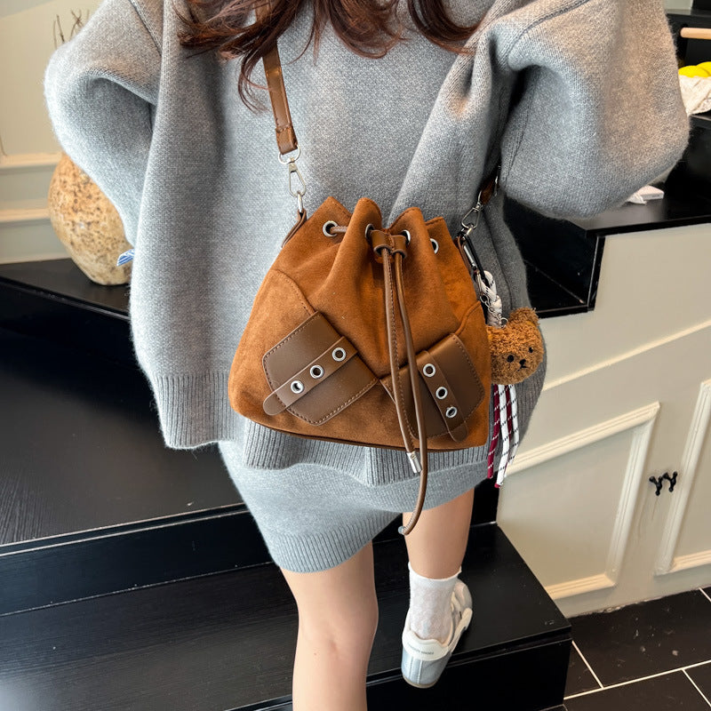 Siopsrl | Suede Bucket Bag Siopsrl