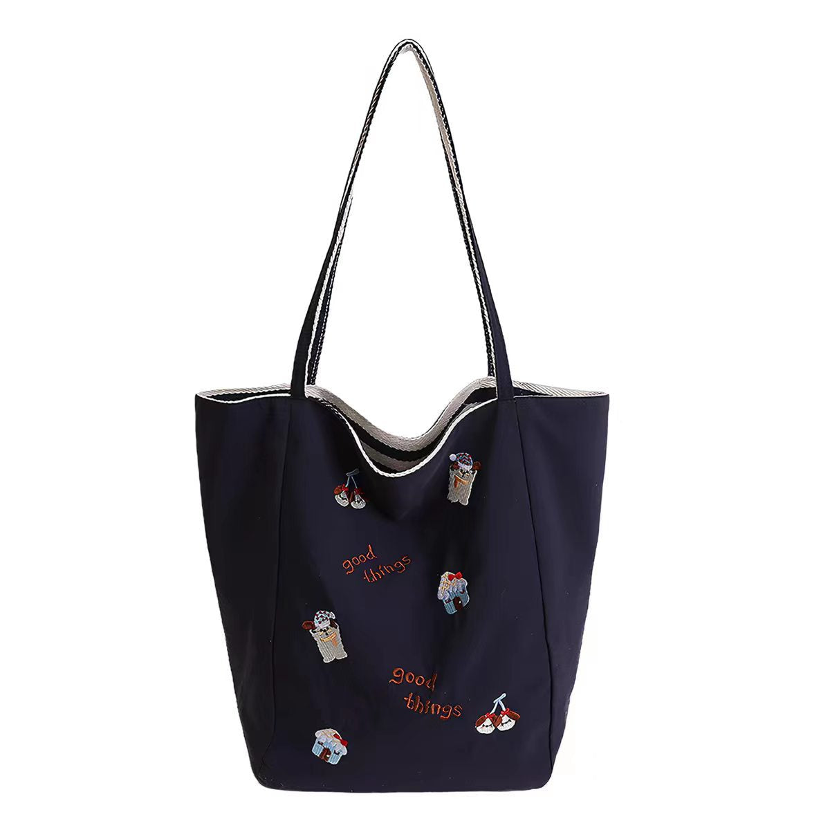 Siopsrl | Embroidered Casual Tote Siopsrl