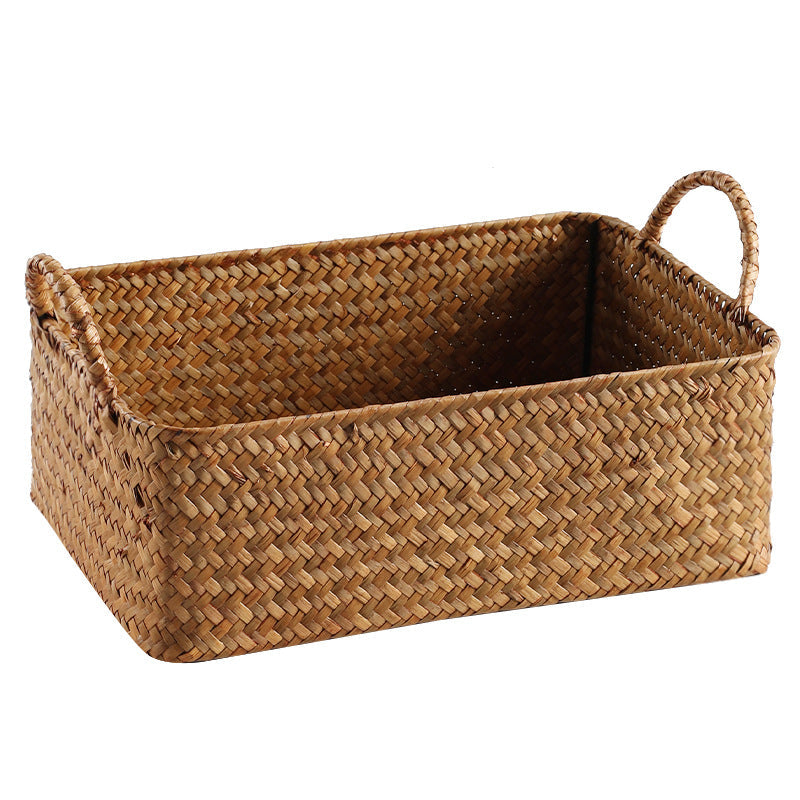 Handwoven Natural Storage Basket Siopsrl