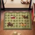 Siopsrl | Playful Dog-Themed Floor Mat Siopsrl