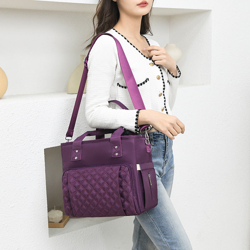 Siopsrl | Quilted Multi-Compartment Tote Bag Siopsrl