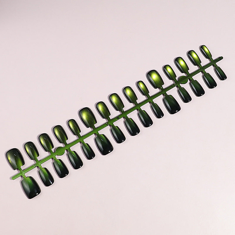 Siopsrl | Artistic Press-On Nail Set with Gradient Effect Siopsrl