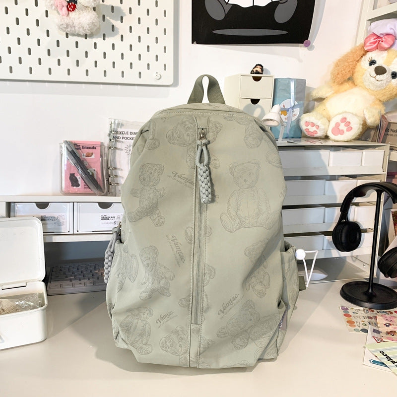 Siopsrl | Adorable Bear-Print Backpack